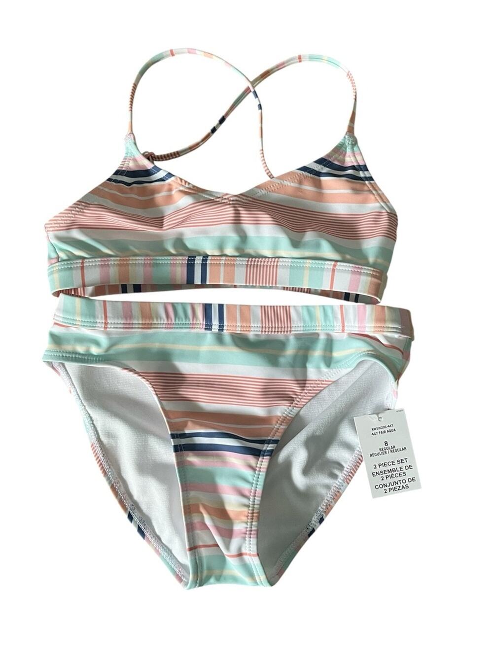 Roxy Girls Bikini Swim Set Size 8